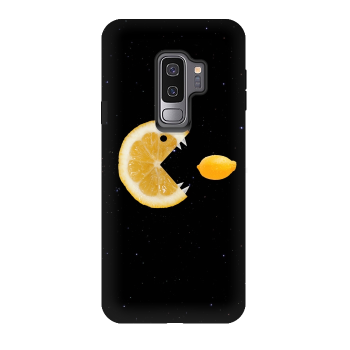 Galaxy S9 plus StrongFit Hungry Crazy Lemons by Boriana Giormova