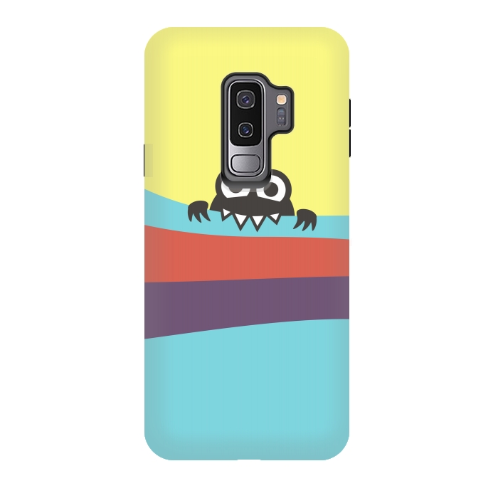 Galaxy S9 plus StrongFit Cute Bug Bites Yummy Colorful Stripes by Boriana Giormova