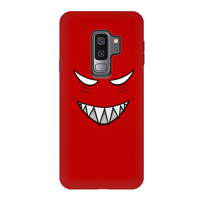 Galaxy S9 plus StrongFit Evil Grinning Face by Boriana Giormova