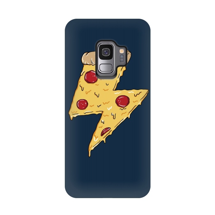 Galaxy S9 StrongFit Pizza Power by Coffee Man