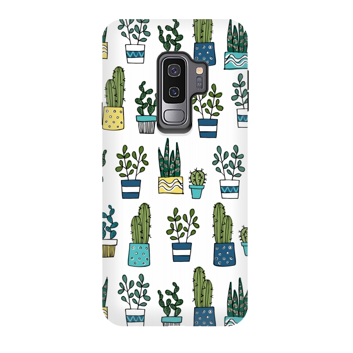 Galaxy S9 plus StrongFit House Plants by Laura Grant