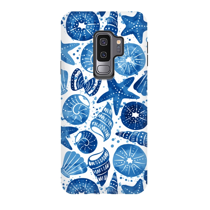 Galaxy S9 plus StrongFit sea shells by Laura Grant