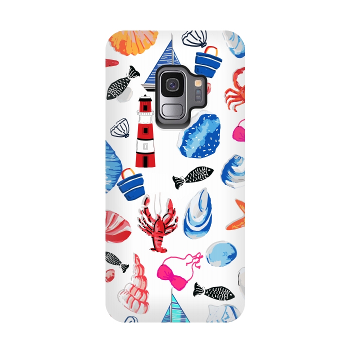 Galaxy S9 StrongFit Beach Comber by MUKTA LATA BARUA