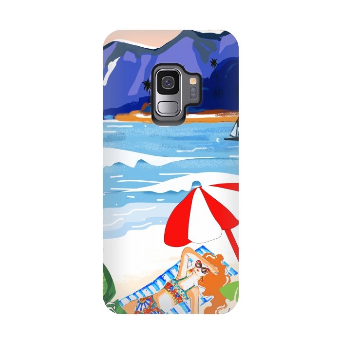 Galaxy S9 StrongFit Beach Holiday 3 by MUKTA LATA BARUA
