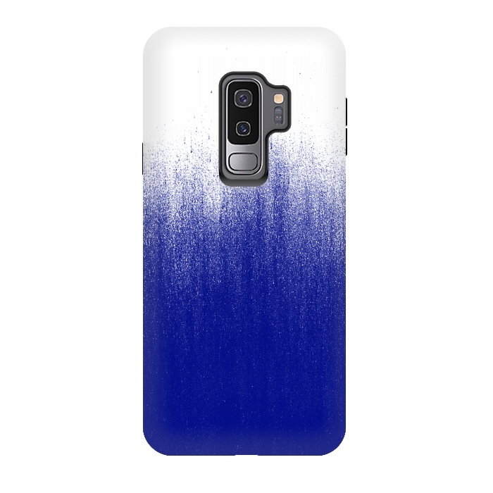 Galaxy S9 plus StrongFit Blue Ombre by Caitlin Workman
