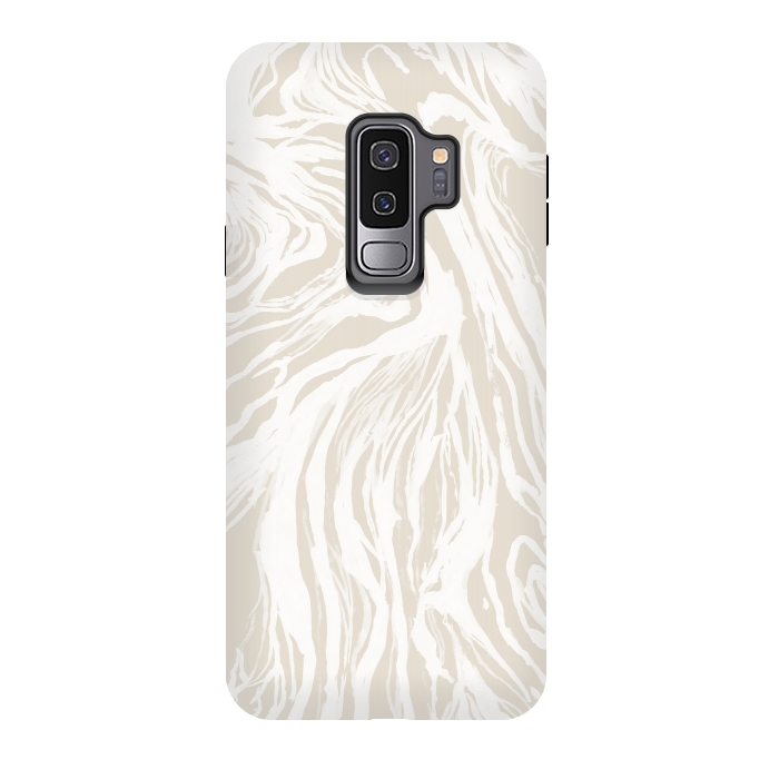 Galaxy S9 plus StrongFit Nude Marble by Caitlin Workman