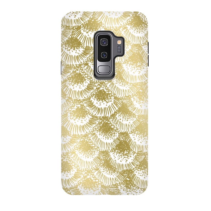 Galaxy S9 plus StrongFit Organic Burst Gold by Caitlin Workman