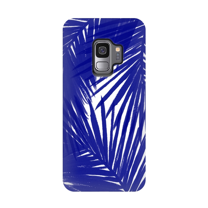 Galaxy S9 StrongFit Palms Royal by Caitlin Workman