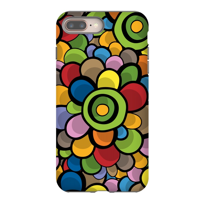 iPhone 7 plus StrongFit Spring Bubble Flower by Majoih