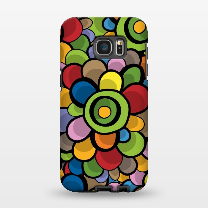 Galaxy S7 EDGE StrongFit Spring Bubble Flower by Majoih