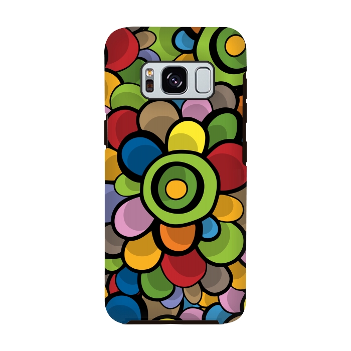 Galaxy S8 StrongFit Spring Bubble Flower by Majoih