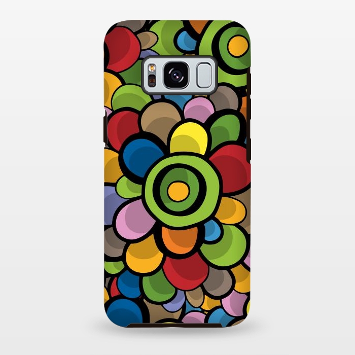 Galaxy S8 plus StrongFit Spring Bubble Flower by Majoih