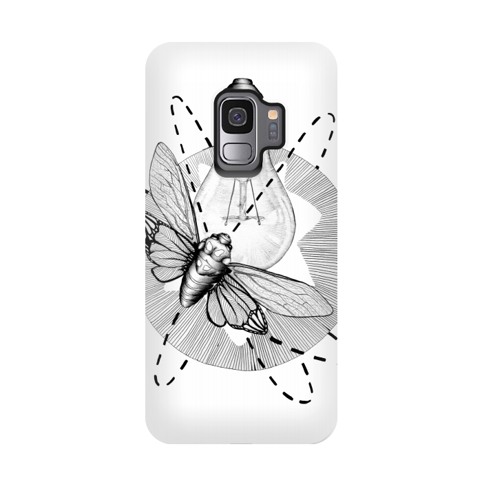 Galaxy S9 StrongFit Moth to the Flame by ECMazur 