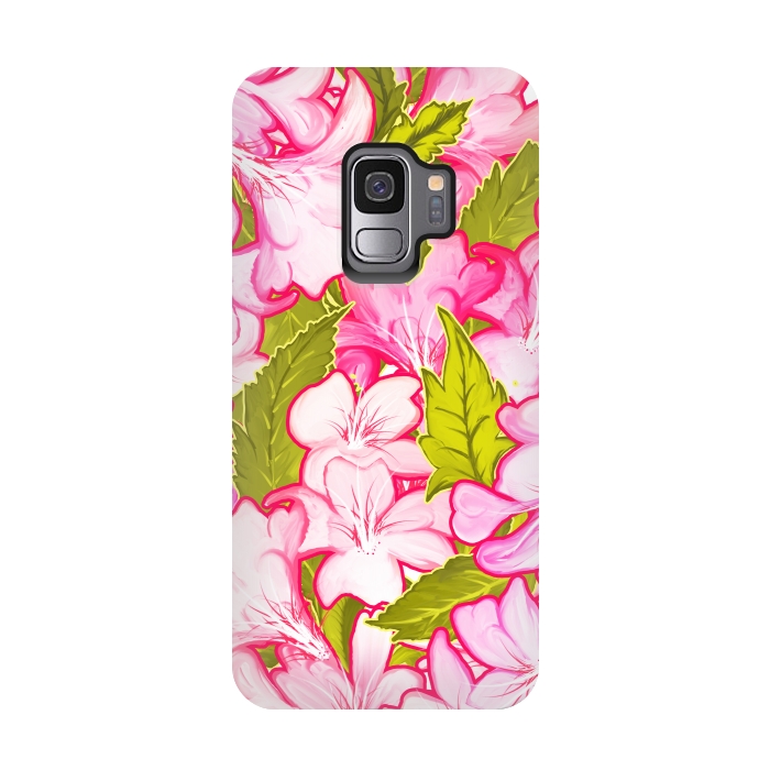 Galaxy S9 StrongFit Pink Wonder by Uma Prabhakar Gokhale