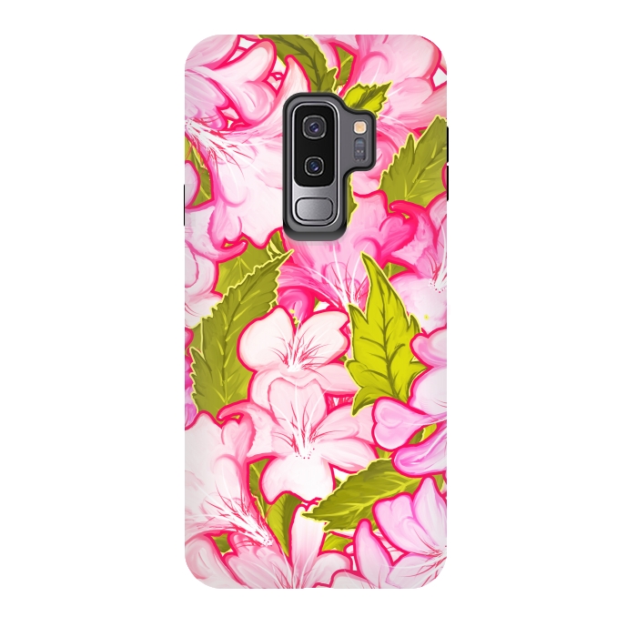 Galaxy S9 plus StrongFit Pink Wonder by Uma Prabhakar Gokhale