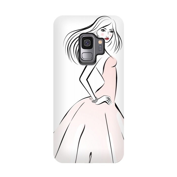 Galaxy S9 StrongFit Elegant woman bride by Martina