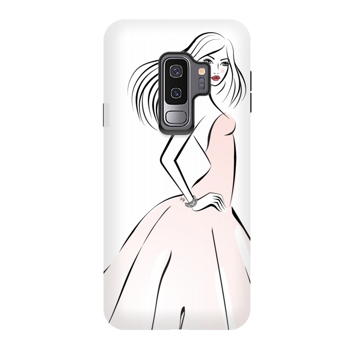 Galaxy S9 plus StrongFit Elegant woman bride by Martina