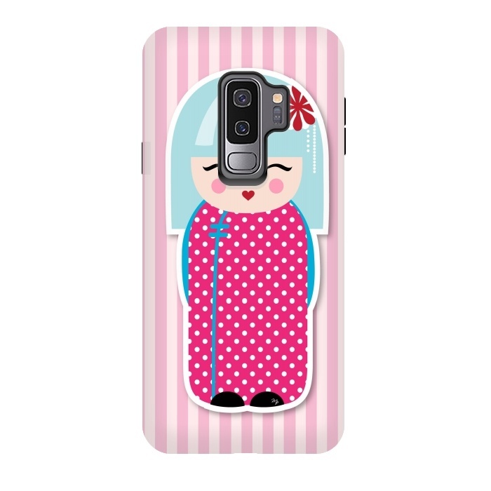 Galaxy S9 plus StrongFit Kokeshi doll by Martina
