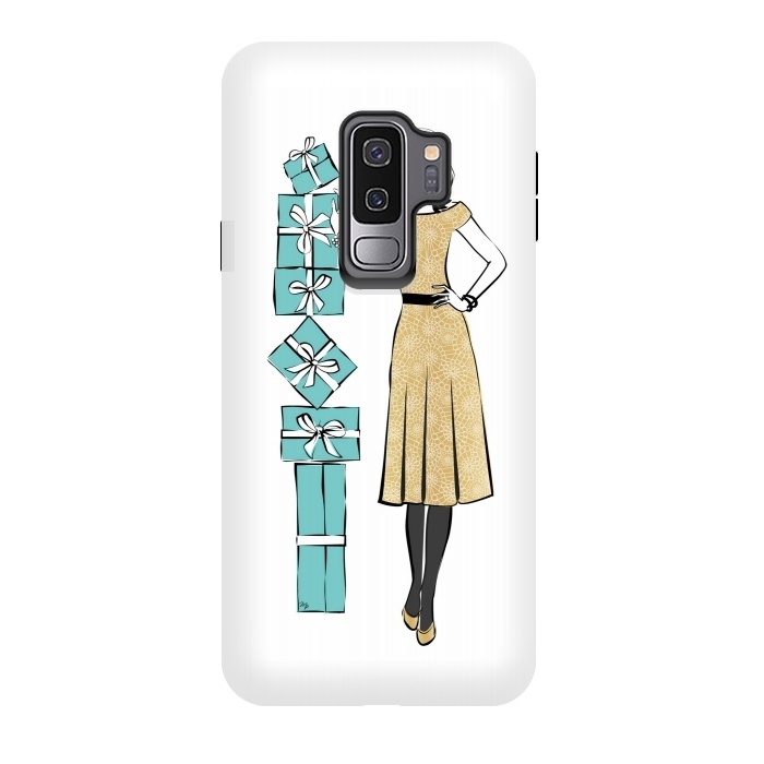 Galaxy S9 plus StrongFit Attractive young Woman with gifts by Martina