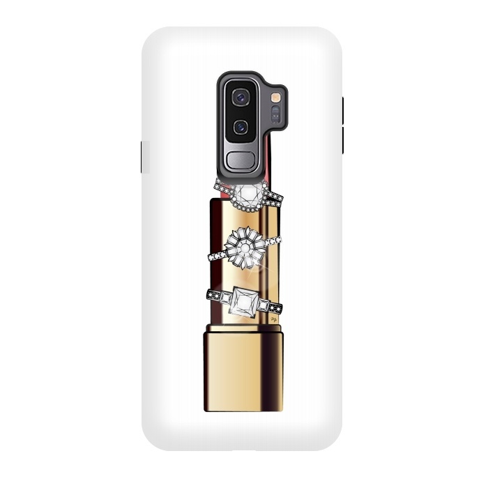 Galaxy S9 plus StrongFit Diamond ring Lipstick by Martina