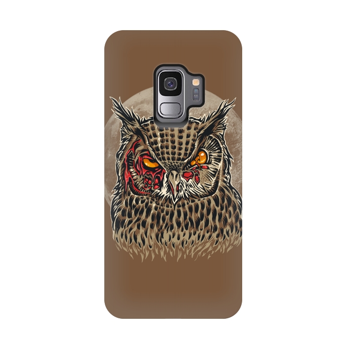 Galaxy S9 StrongFit Zombie Owl by Branko Ricov