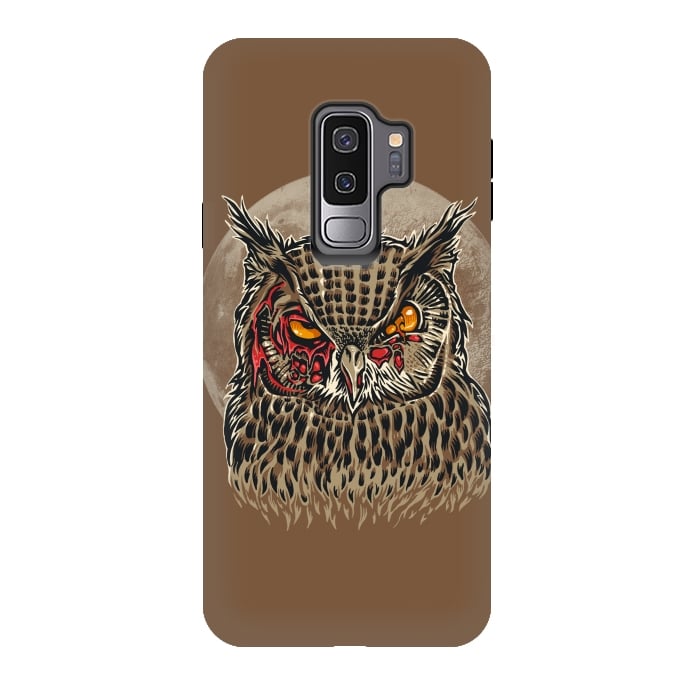 Galaxy S9 plus StrongFit Zombie Owl by Branko Ricov