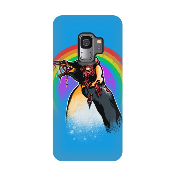 Galaxy S9 StrongFit Zombie Penguin by Branko Ricov