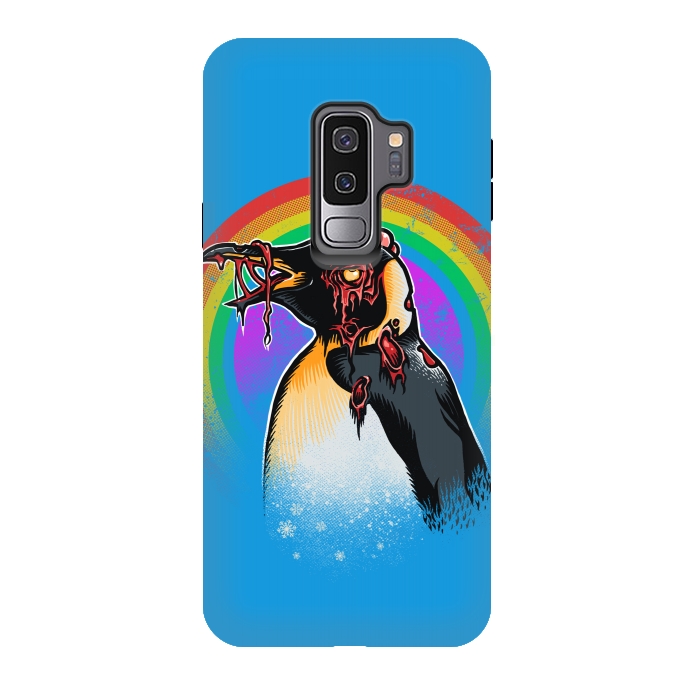 Galaxy S9 plus StrongFit Zombie Penguin by Branko Ricov