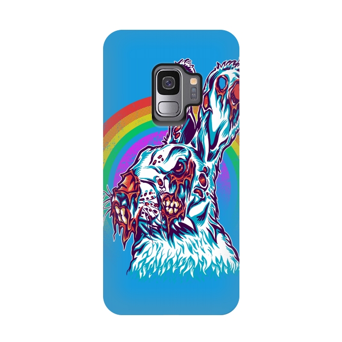 Galaxy S9 StrongFit Zombie Rabbit by Branko Ricov