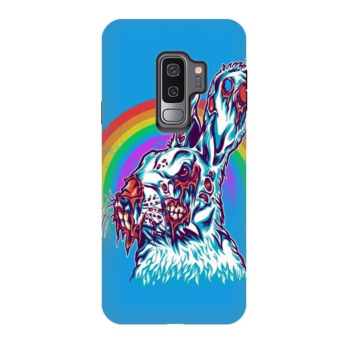 Galaxy S9 plus StrongFit Zombie Rabbit by Branko Ricov