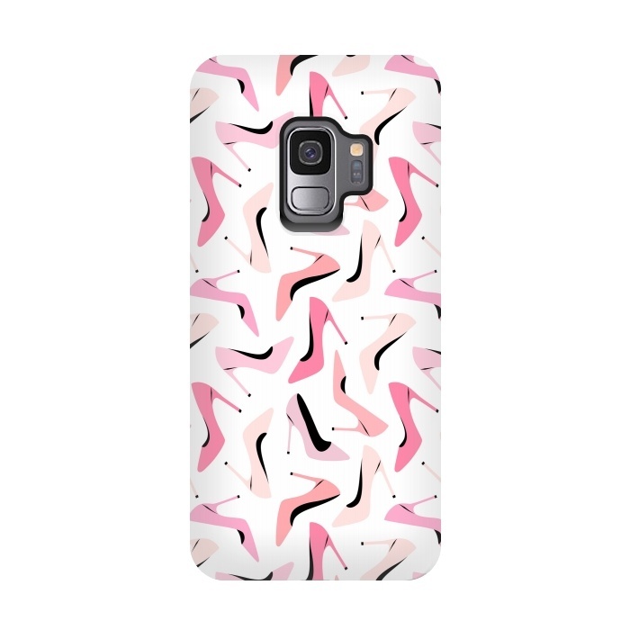 Galaxy S9 StrongFit Pink Shoes Love by Martina