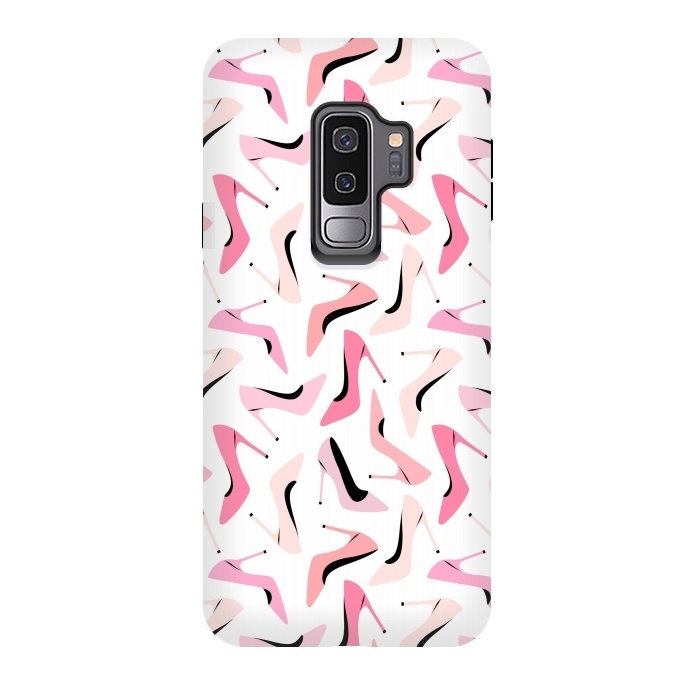 Galaxy S9 plus StrongFit Pink Shoes Love by Martina