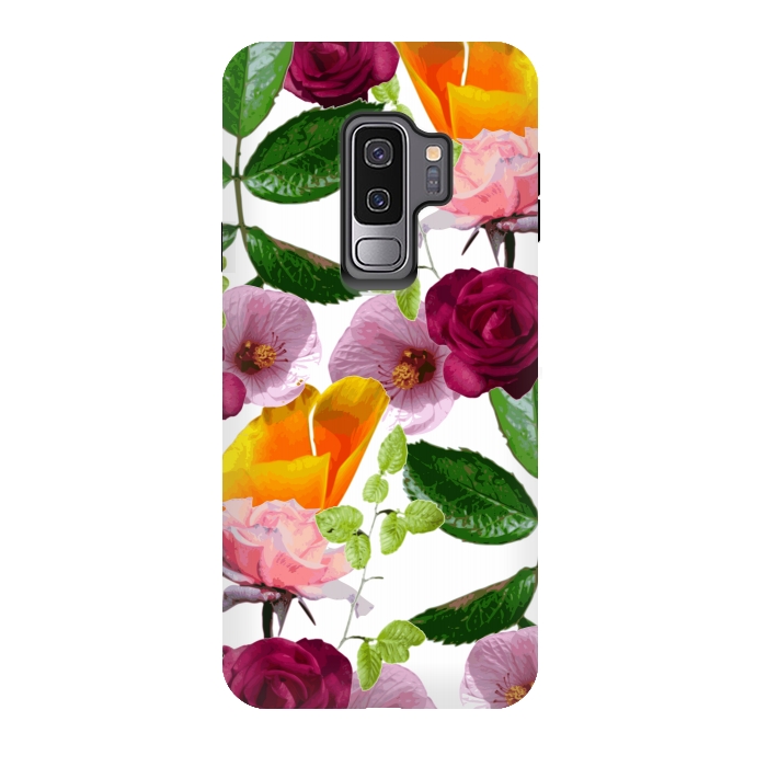 Galaxy S9 plus StrongFit Kiddy Florals by Zala Farah