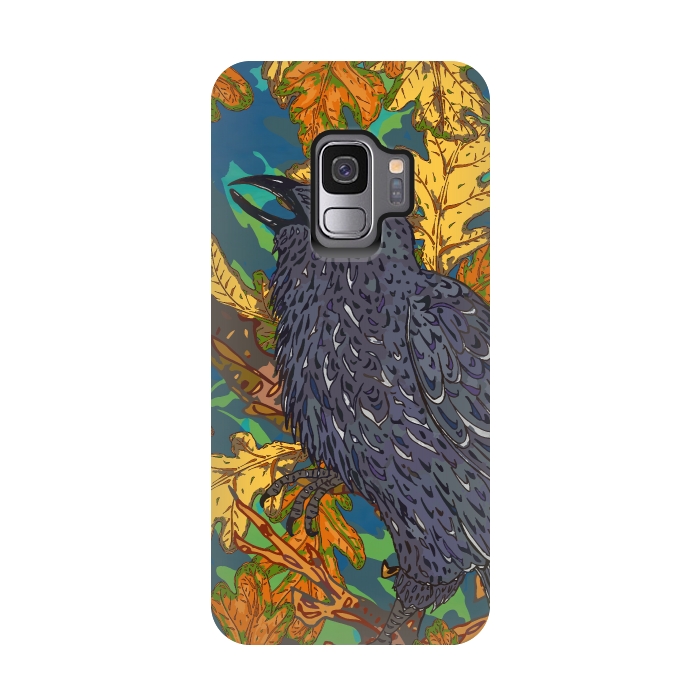 Galaxy S9 StrongFit Raven and Oak by Lotti Brown