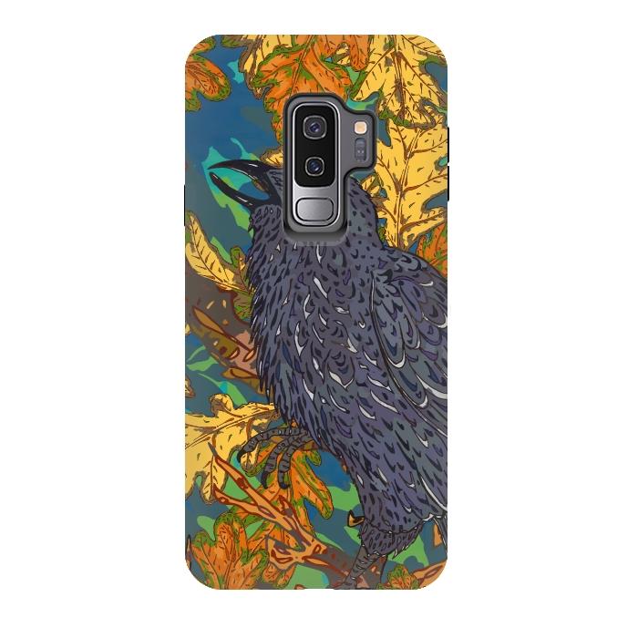 Galaxy S9 plus StrongFit Raven and Oak by Lotti Brown