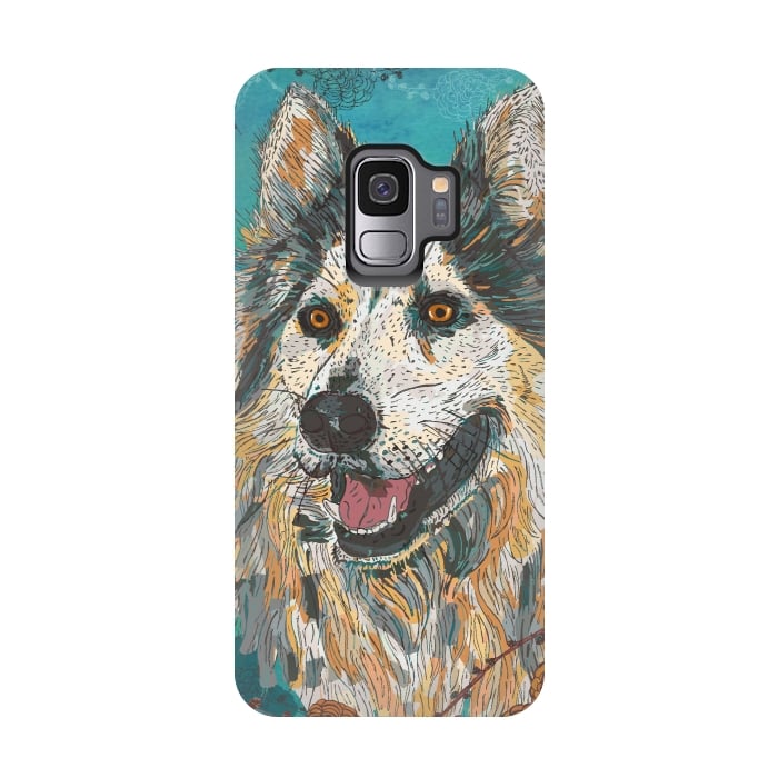 Galaxy S9 StrongFit Husky by Lotti Brown