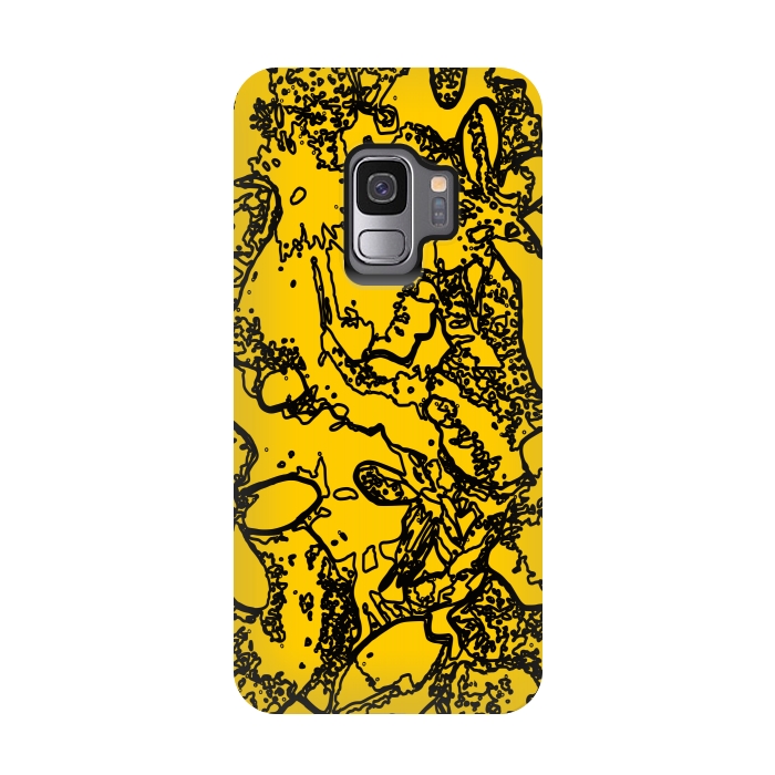 Galaxy S9 StrongFit Yellow Bumble by Zala Farah