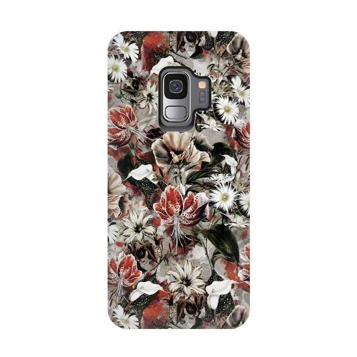 Galaxy S9 StrongFit Floral Fall by Riza Peker