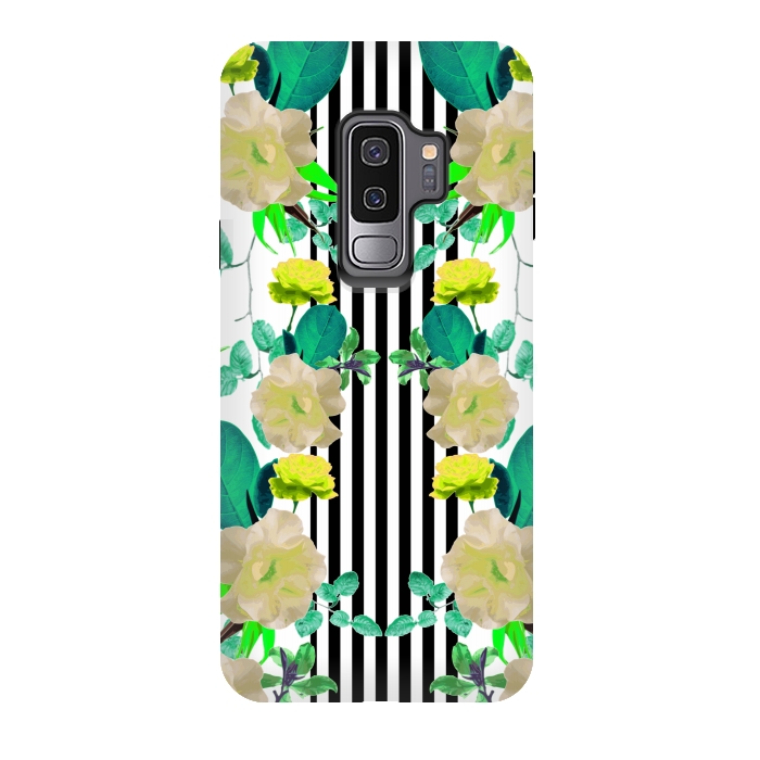 Galaxy S9 plus StrongFit Spring Garden (Green-Yellow) by Zala Farah