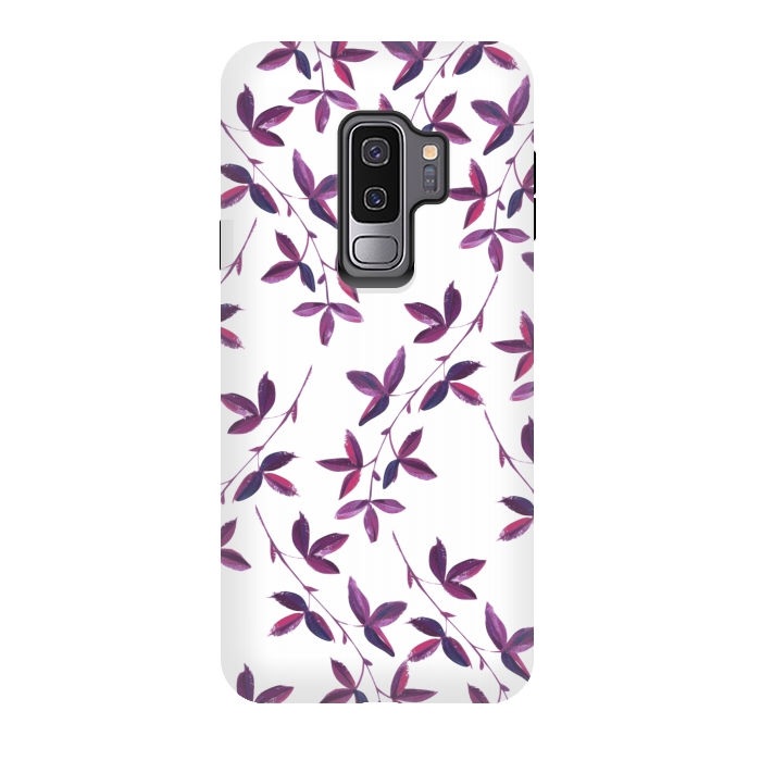 Galaxy S9 plus StrongFit Purple Vines by Zala Farah
