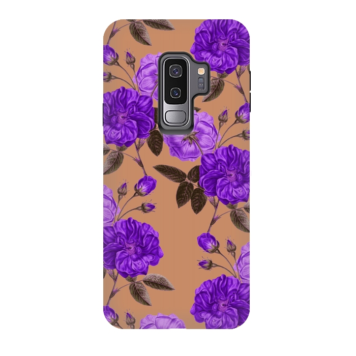Galaxy S9 plus StrongFit Rosie Purple Love by Zala Farah