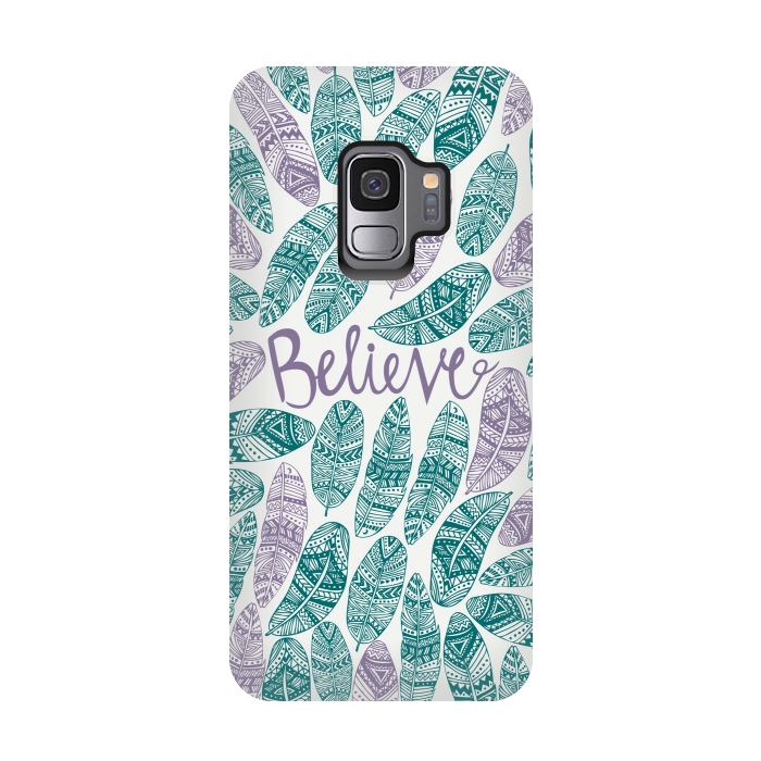 Galaxy S9 StrongFit Believe by Pom Graphic Design