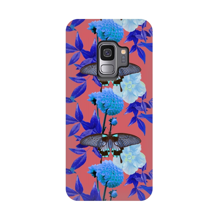 Galaxy S9 StrongFit Butterfly Garden by Zala Farah