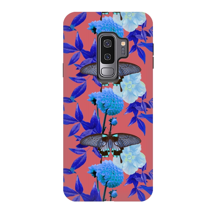 Galaxy S9 plus StrongFit Butterfly Garden by Zala Farah