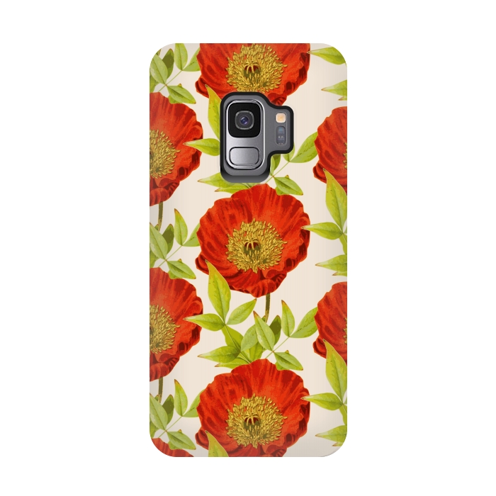 Galaxy S9 StrongFit Poppy Love by Zala Farah