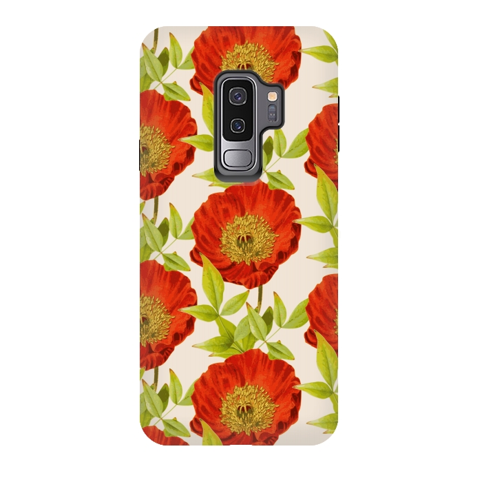 Galaxy S9 plus StrongFit Poppy Love by Zala Farah