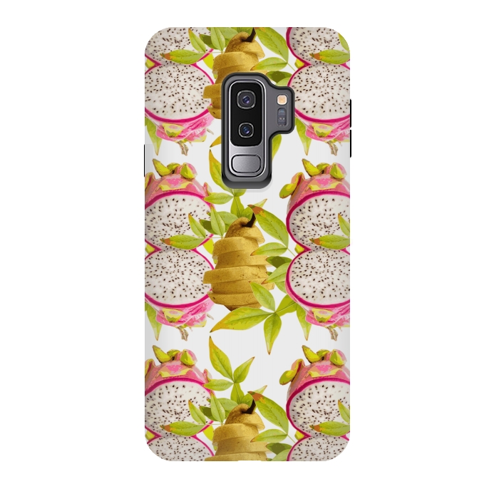 Galaxy S9 plus StrongFit Pear and Dragon Fruit by Zala Farah