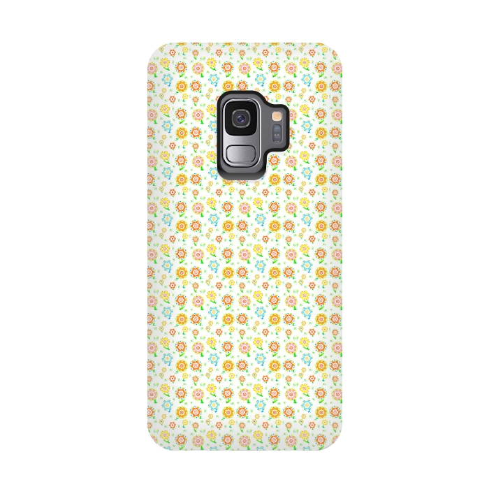 Galaxy S9 StrongFit Tiny Sweeties by Bettie * Blue