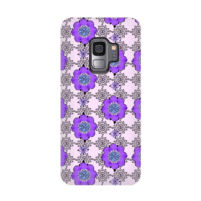Galaxy S9 StrongFit Purple Shmurple by Bettie * Blue