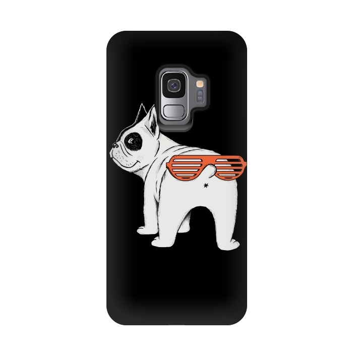 Galaxy S9 StrongFit Dog second face by Coffee Man